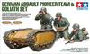 Tamiya Military Miture Serie Deutsches Heer Angriffspionierteam Goliath Set Plastikmodell 35357 1/35 Nr.357