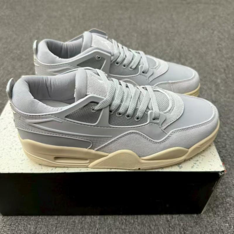 Men Women Low Top Retro Basketball SneakersMesh Upper Rubber Sole Cushioned Comfortable Casual Sport Shoes