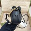 [Pre-Owned] Gucci GG Marmont Small Matelassé Shoulder Bag 'Black' - Excellent #14YGZT9