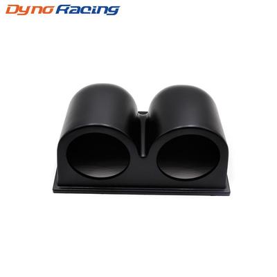 Soporte Doble para Medidores de 52mm 2 Agujeros Soporte Copa para Medidores Montaje en Salpicadero Soporte de Plástico Medidor para Coche