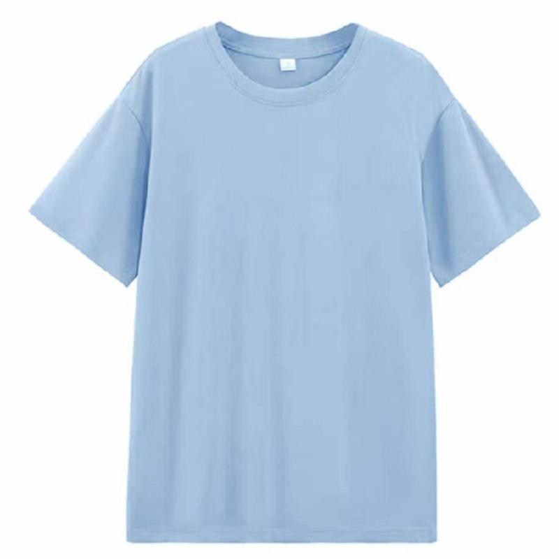 Футболка из чистого хлопка белая с короткими рукавами мужская нижняя рубашка с футболкой свободный топ из чистого хлопка однотонного цвета новый S 1636₽