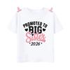 Big Sister 2026 Teenage Children Short Sleeve Tops T-shirt Summer Girls Casual Loose Fashion Round Neck Children’s Clothing