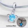 Charm Originale Rose Gold And Blue Zircon Pendant Bead Fits Bracelet Necklace For Charms Copper Woman Luxury Diy Jewelry
