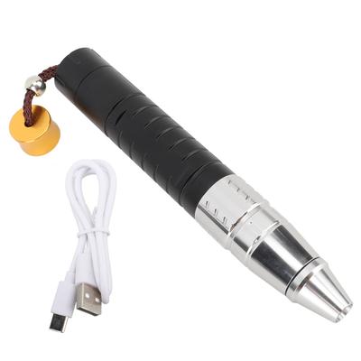 Edelstein-Identifikationsleuchten mit Heckschalter USB Typ C UV Weiß Gelbes Licht 3 in 1 LED 365nm Taschenlampe für Edelsteine