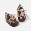 Spring Baby First Walker Non-Slip Sports Shoes for Kids – Korean Style Training Shoes for Boys & Girls, Stylish Small Board Design.