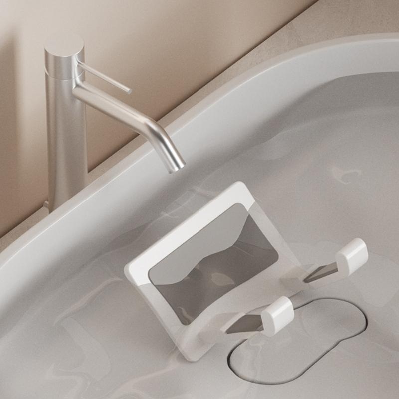 Adjustable Designs Wall Mounted Hair Dryer Storage Rack Craft from Sturdy Aluminum Alloy for Convenient Storage