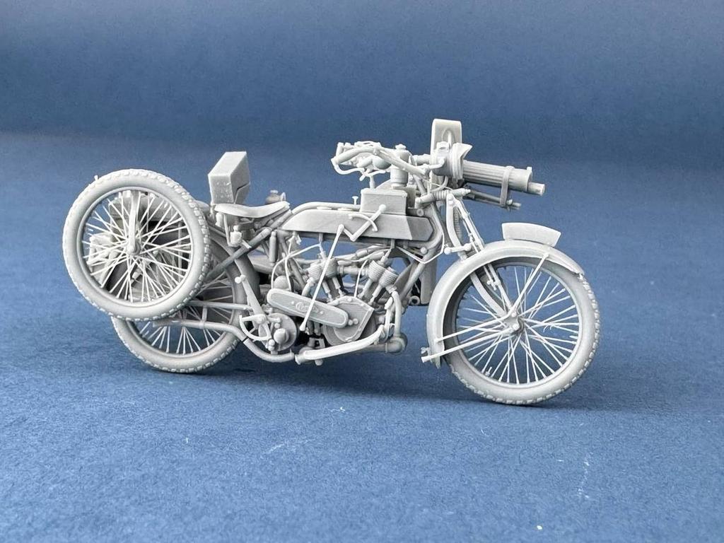 Copperstate Models Motorcycle 3D Printer Kit COPB32003 1/32 Vickers-Clynow MK.IV (Military Vehicle)