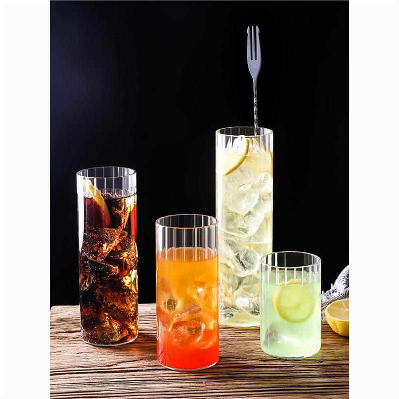 Extra Tall Japanese Highball Cocktail Glass for Long Drinks