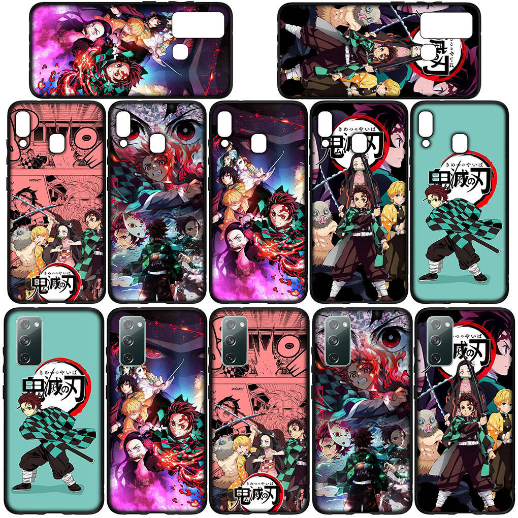 Phone Case for iPhone 17 16 15 Plus Huawei P30 P20 Lite Redmi Note 14 12 11 13 Pro Max OPPO A60 A80 A40 A18 Kamado Nezuko Demon Slayer Tanjirou Cover