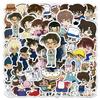 50 Q Version Detective Conan Anime Stickers for DIY Decoration On Water Bottles, Computers, Phones, and Tablets.