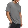 Training Running Fitness Lightweight Breathable Solid Color Loose Short Sleeve T-Shirt Men Tops 6009779-709