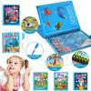 Rit- och målarböcker för barn Magisk vattenbok med penna 2 till 4 år Barn Lärande Utbildningsleksak Baby Montessori-leksaker