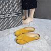 Baotou half slippers women's outer wear 2025 new summer flat-bottomed lazy one-pedal soft-soled Birkencool slippers
