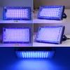 LED UV Floodlight 395nm 400nm 50W 100W 150W LED Stage Blacklight 220V Waterproof Ultraviolet Fluorescent Party Stage Backlight