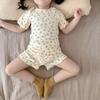 Children's Home Clothes Summer Children's Pajamas Suit Girls Home Clothes Cotton Short-sleeved Suit Cartoon