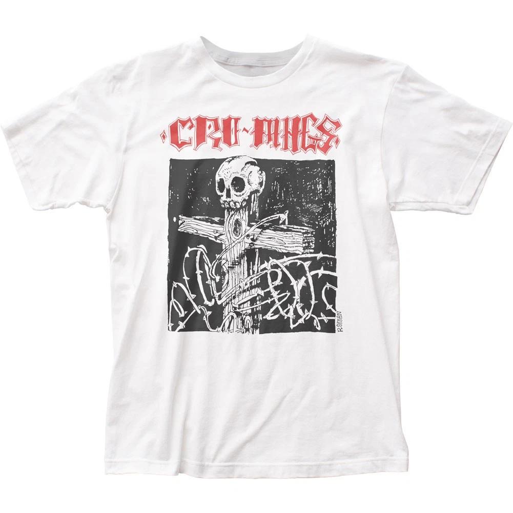 Cro-Mags Cross and Thorns Mens T Shirt Music Classic Rock Band Tee New White L