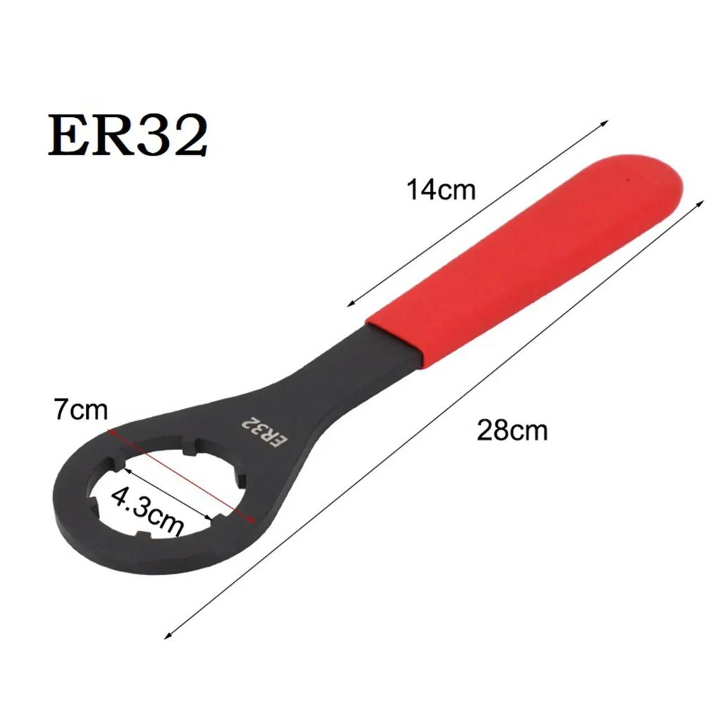 O-Typ ER16 ER20 ER25 ER32 Spannzangen-Schlüssel Für ER-Mutter Spannzangenfutter Werkzeugmaschine CNC-Fräsmaschine ER-Spannzangen-Schlüssel Futterspannschlüssel
