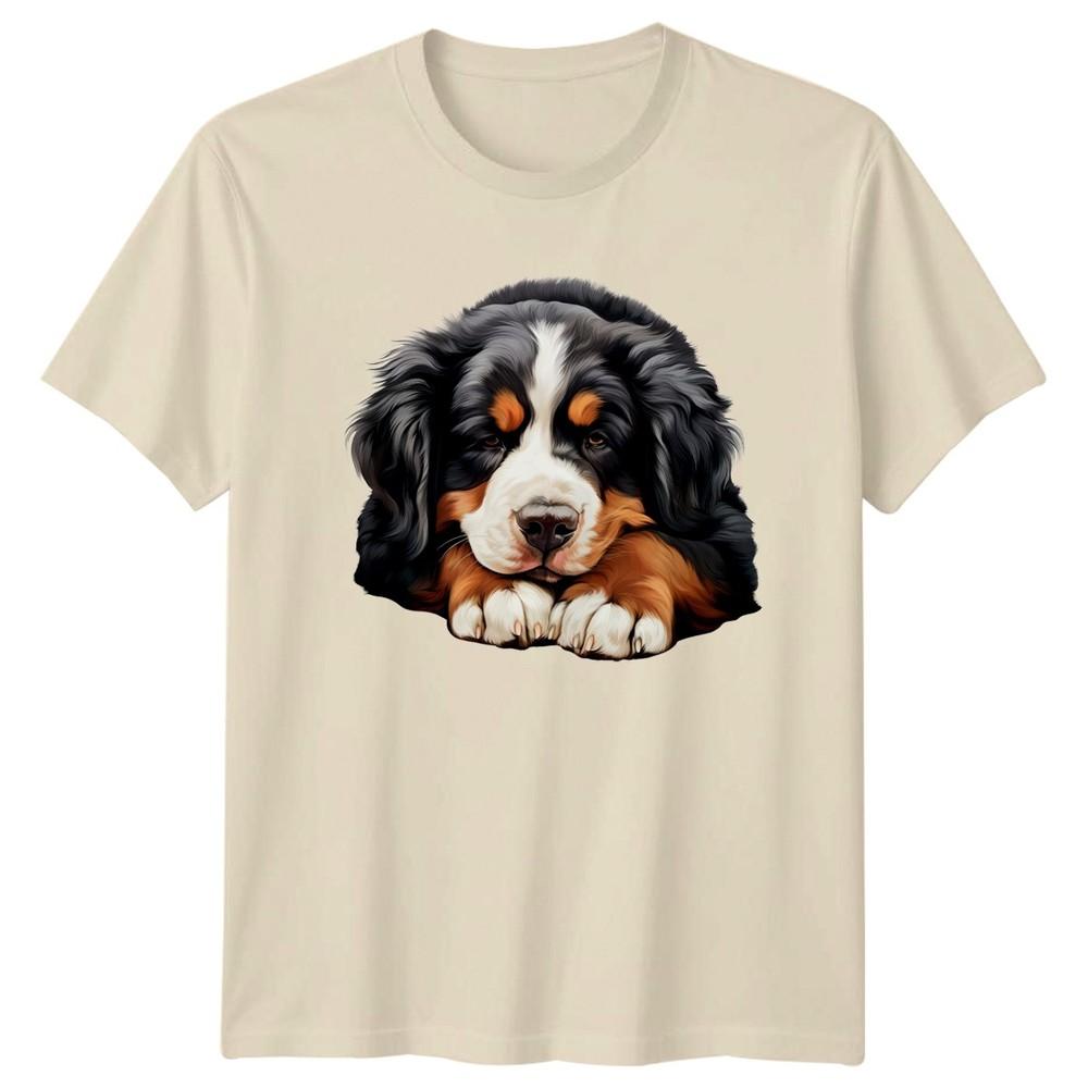 Bernese Mountain Dog Puppy Animals Dogs Unisexs TShirt Unisexs Graphic Tee