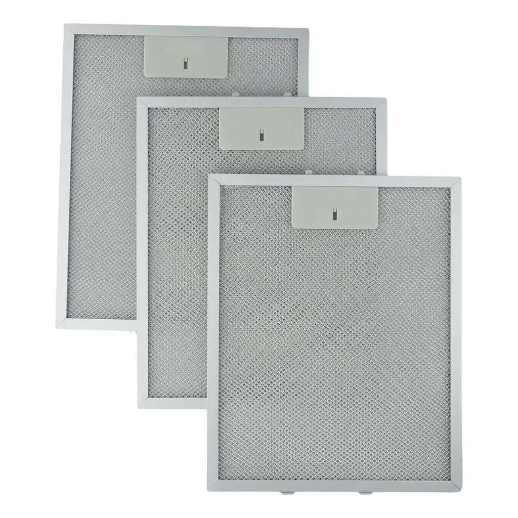 Praktisk sølv avtrekksviftefilter 310x250x9mm Spesialdekorasjon Robust bruk Praktisk Enkel å rengjøre Varig