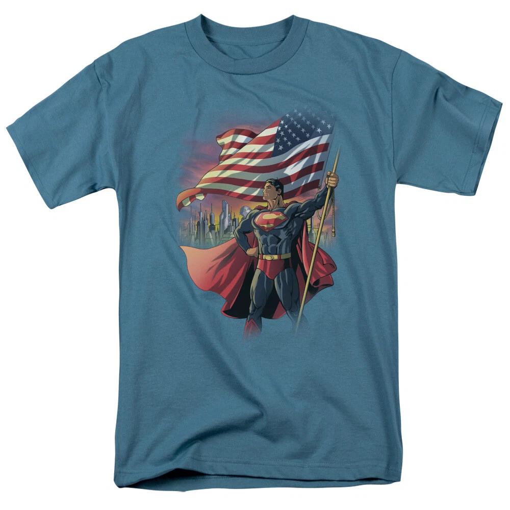 Superman  American Hero  T-Shirt - Adult, Child 2XL