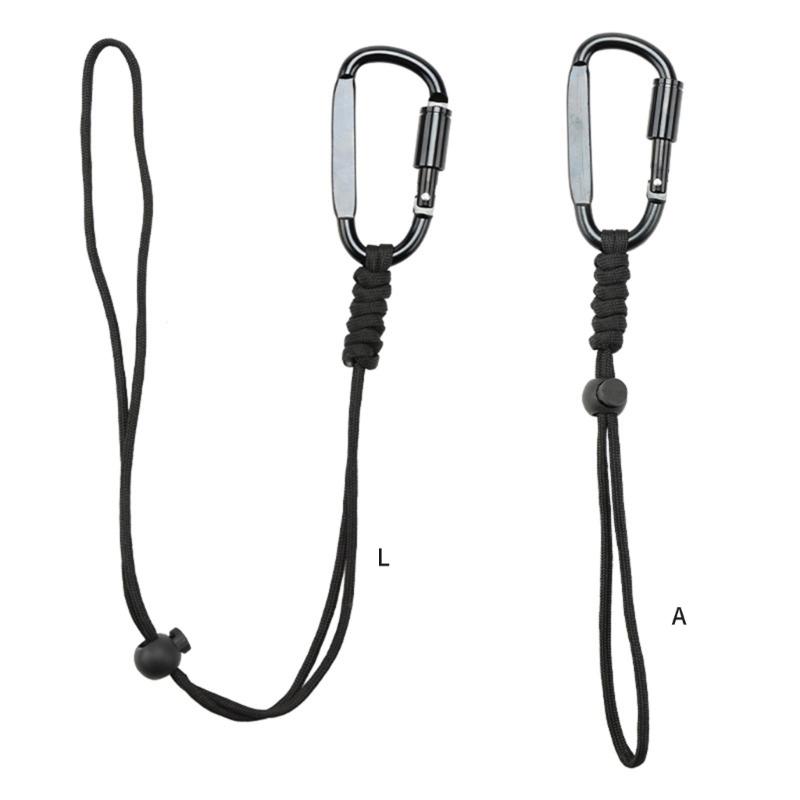 Water Bottle Lanyard With Hook Anti-loss Rope Backpacks Hanging Buckles Small Tool Braids Rope Key Rings Easy To Use