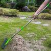 Bow Rake Grass Grooming Rake Thatch Rake 3 Sections Stainless Steel Dethatcher Lawn Rake for Clearing Dead Grass Dethatcher Rake