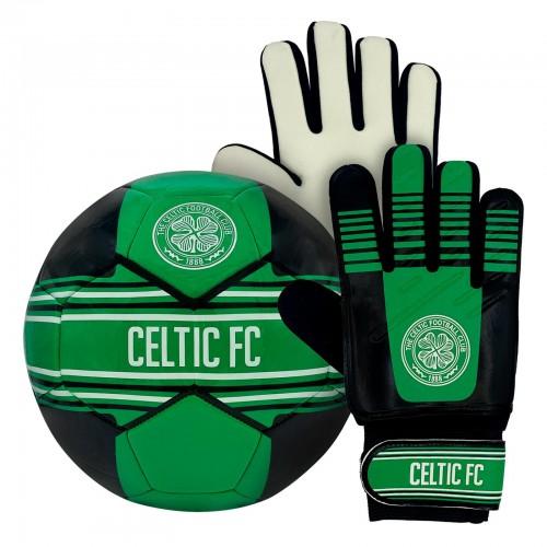 Celtic FC Boys Goalkeeper Gloves Set