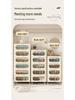 Nordic Style Plastic Storage Cabinet for Living Room or Bedroom
