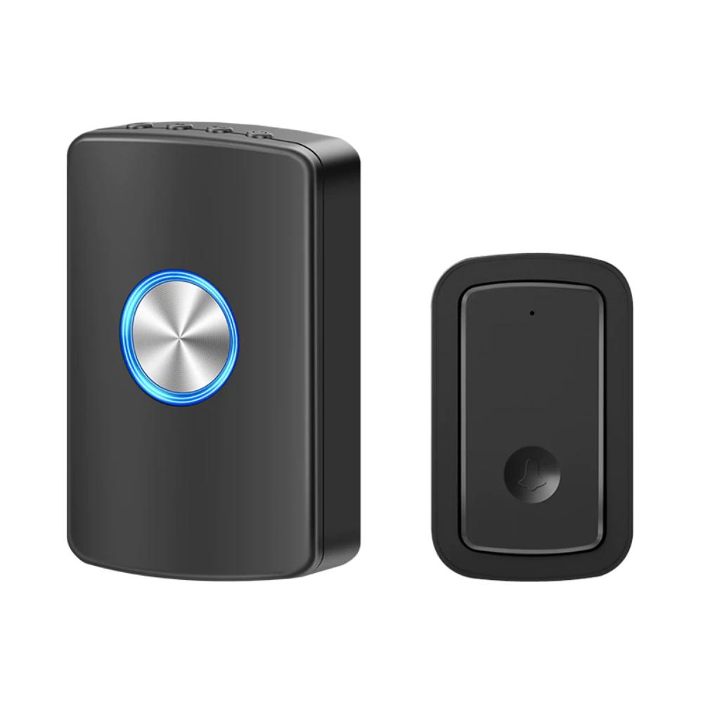 60 Chimes Wireless Doorbell 300M Range Welcome Doorbell Door Chime Kit  Indoor Outdoor Use