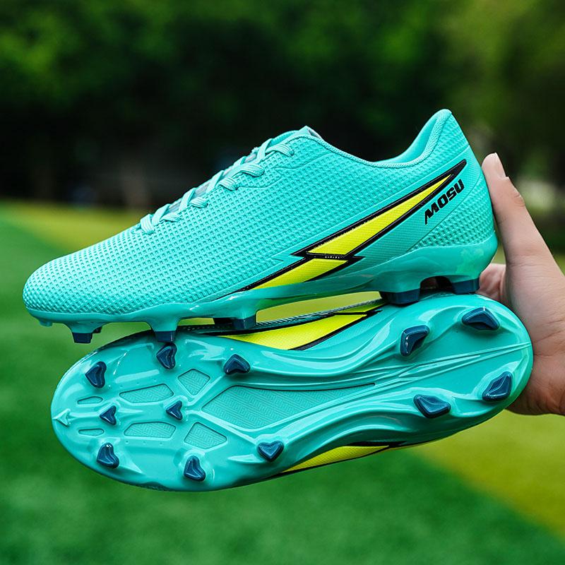 Men's Long Spike Soccer Shoes Outdoor Training Sneakers Male Youth Gym Ankle Boot Spring Autumn Man Football Training Sneakers