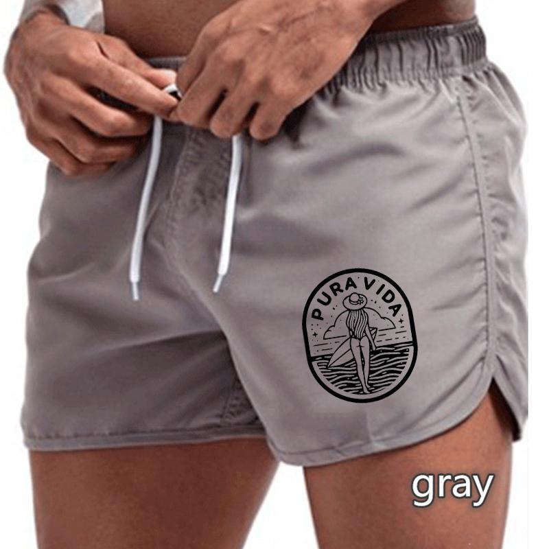 BBK-70 Summer New Men's Quick-Drying Swim Trunks Sports Pants Swimwear Beach Shorts Jogging Shorts Sports Creative Basketball Print