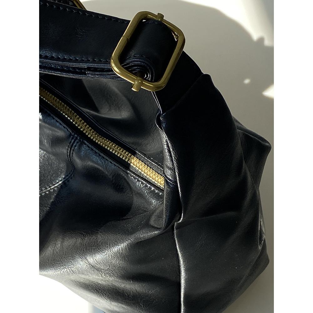 Ielgy Simple All-Match Large-Capacity Commuter College Students Class One-Shoulder Messenger Bag