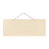 5-Pieces Hanging Wooden Plaques DIY Plain Slices