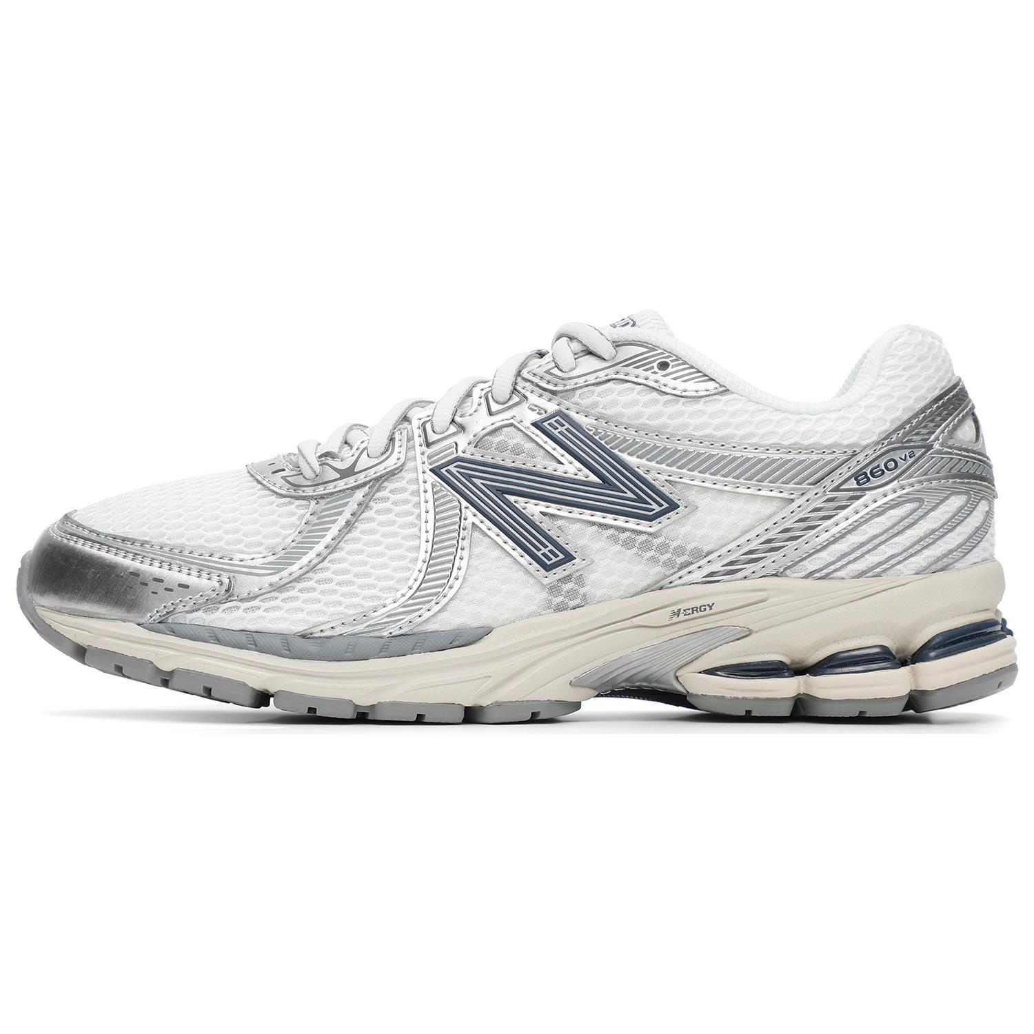 

Кроссовки унисекс New Balance 860v2 Белые Серебристые ML860RG2 38