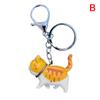 Lovely Cat Kitten Keychain Keyring Handbag Pendant Ornament Kids Toy Gift
