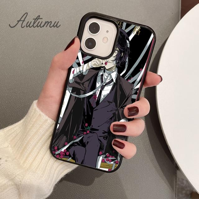 Bungou Stray Dogs Etui na telefon dla iPhone 11 12 13 14 Pro Max mini X XR XS SE 2020 6S 7 8 Plus Samsung Galaxy S21 S22 Pokrowiec skorupa