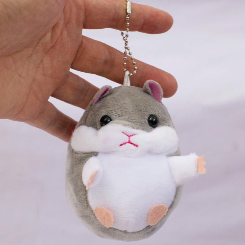 Neues Produkt Niedliches Hamster Plüschtier Schlüsselanhänger Taschenanhänger Gelb Geschenk Tier
