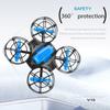New V18 Mini Drone 3D Flip Headless Mode Drones Air Pressure Height Maintain RC Quadcopter Dron Children's Toy Gift