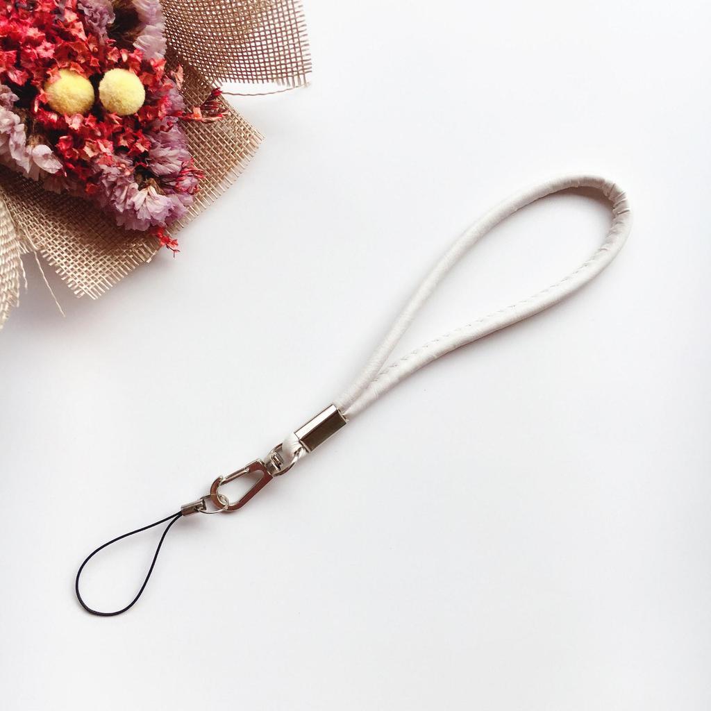 High-Quality PU Leather Unisex Phone Lanyard & Keychain Pendant