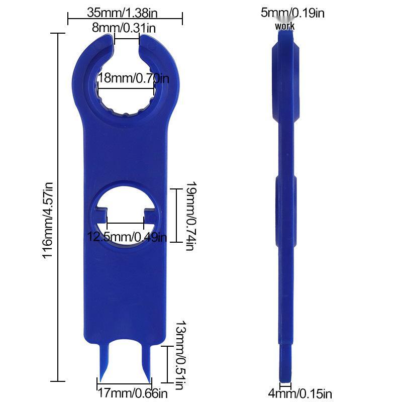 Solar Panel Photovoltaic Connector Wrench for Male/Female Connectors