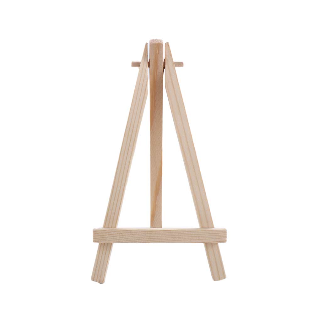 Artist Multifunction Small Wooden Holder Painting Easel Shelf Display Stand