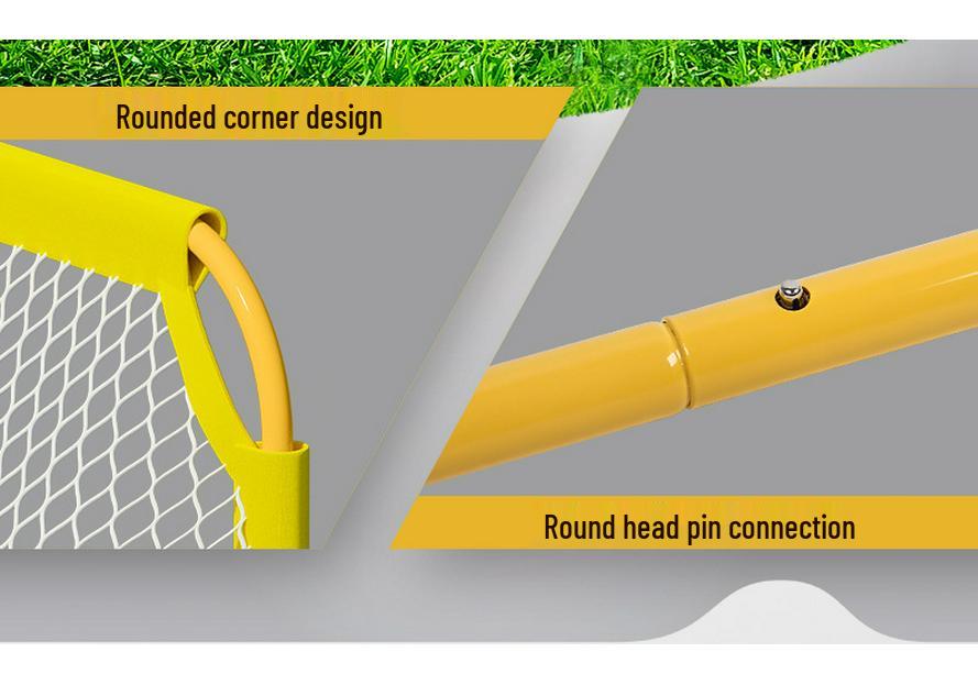 Portable Foldable Football Goal for Kids - Outdoor and Kindergarten Futsal Match Net