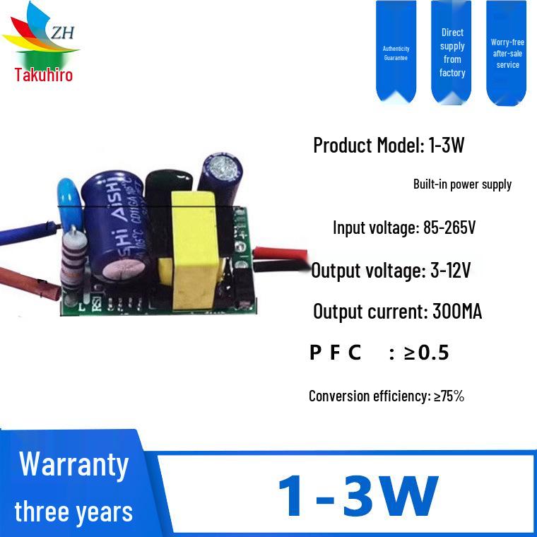 

1-50W Flicker-Free LED Driver with Wide Voltage, Isolated Power Supply