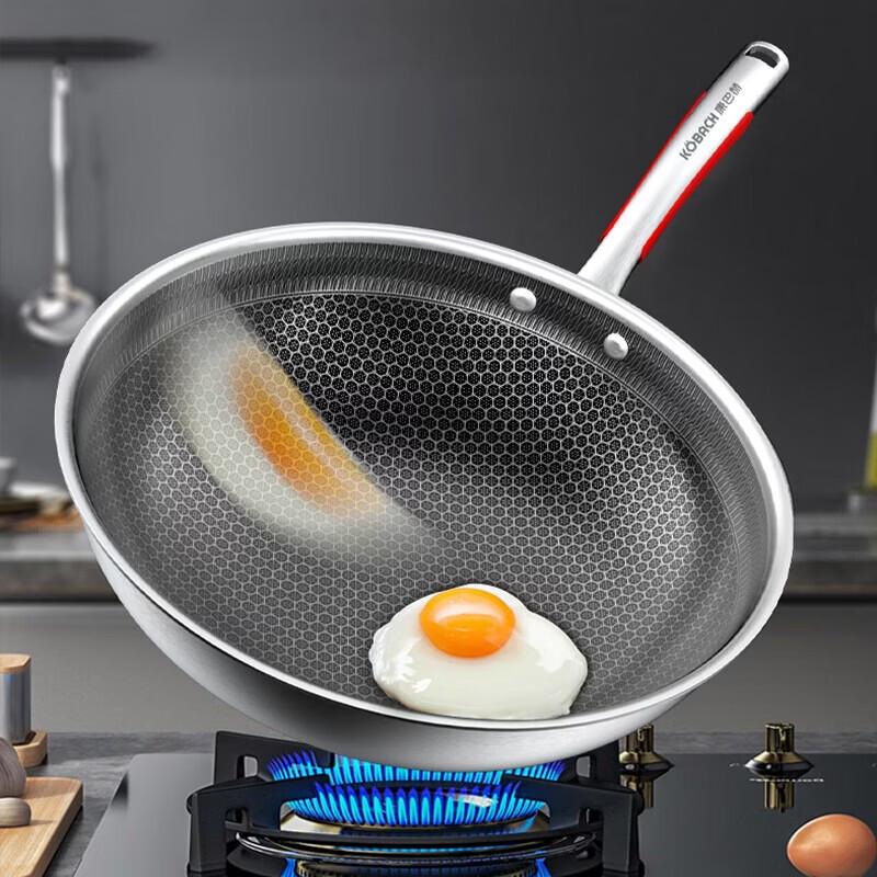 Kangbach Yueshang 304 Stainless Steel Honeycomb Wok
