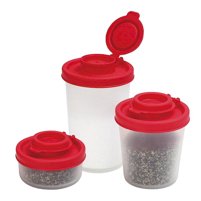 Mini Dustproof Plastic Salt And Pepper Shakers Ideal Camping Kitchen Companion