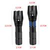 YZYOE Rechargeable 850NM Infrared Tactical Dual White and LED Infrared Hunting Two for Raccoon and Night Flashlight, Light, Modes, Hunting,