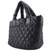 CHANEL Cococoon Handbag A48610 Small tote reversible black Nylon Women Used