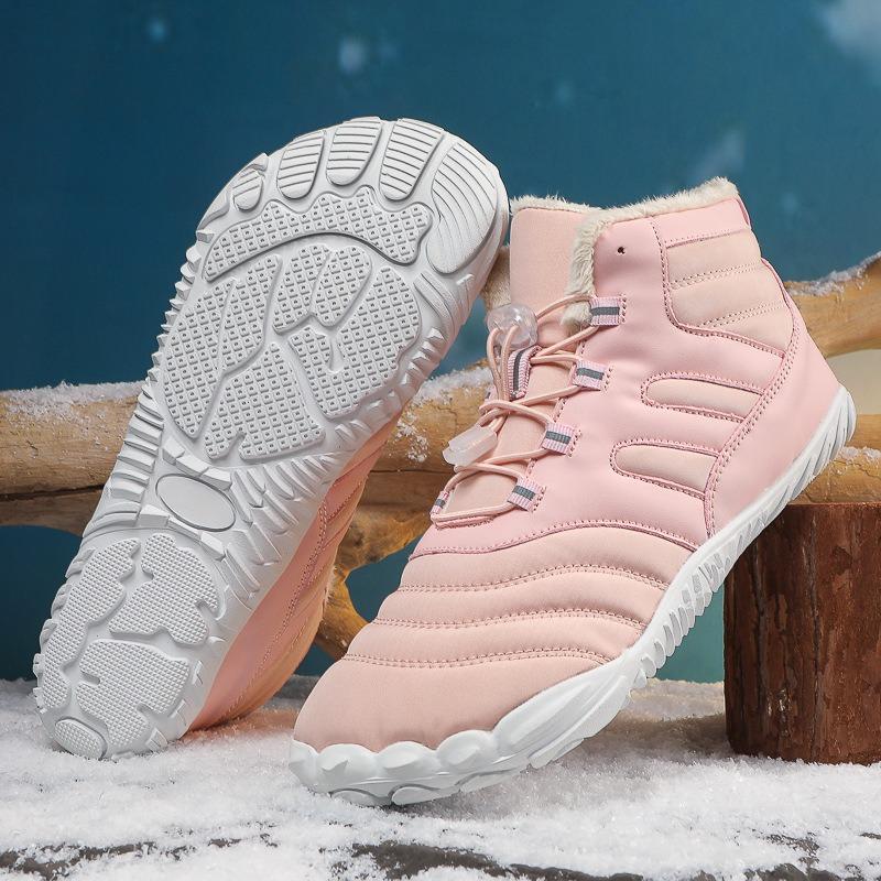 Новая пара мужских и женских водонепроницаемых хлопковых ботинок из зонтичной ткани, зимние теплые утолщенные хлопковые ботинки, легкие женские ботинки 42