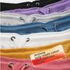 New Pure Cotton Terry Casual Shorts for Men and Women, Summer Solid Color Couple's Drawstring Knee-length Shorts