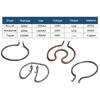 SNDHEATER 220V 380V Electric Water Heating Element 140x30mm Annular Round Heater Coil M12 Thread 201/304 Stainless Steel 3KW 4KW